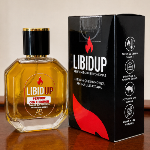 Perfume con Feromonas LibidUp Hombre – Fragancia Viral y Atractiva (50 ml)